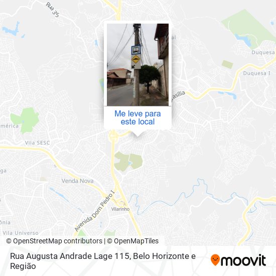 Rua Augusta Andrade Lage 115 mapa
