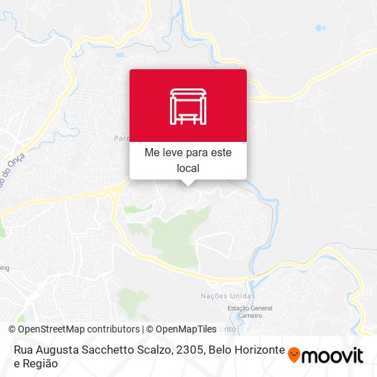 Rua Augusta Sacchetto Scalzo, 2305 mapa