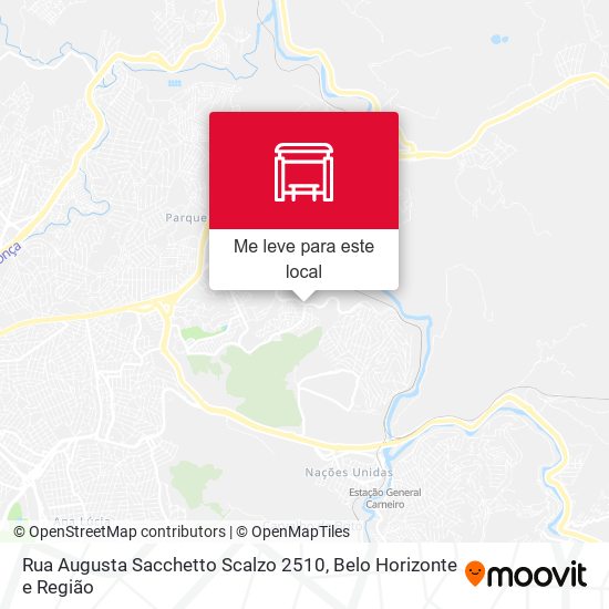 Rua Augusta Sacchetto Scalzo 2510 mapa