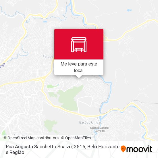Rua Augusta Sacchetto Scalzo, 2515 mapa