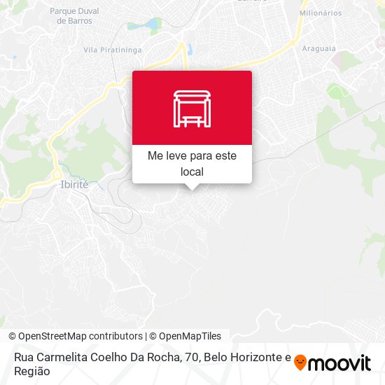 Rua Carmelita Coelho Da Rocha, 70 mapa