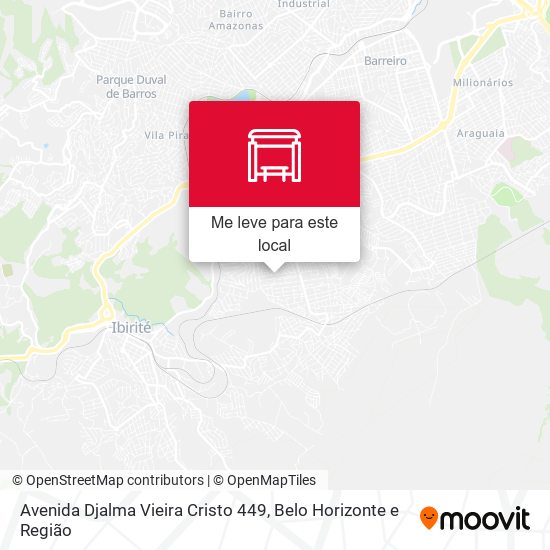Avenida Djalma Vieira Cristo 449 mapa