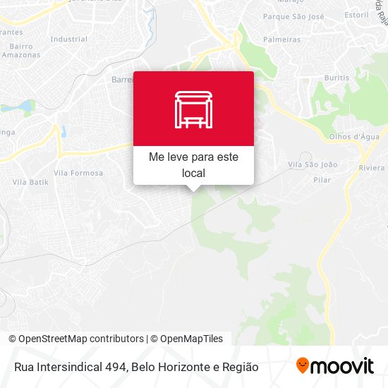 Rua Intersindical 494 mapa