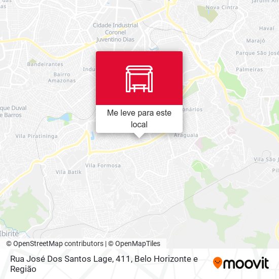 Rua José Dos Santos Lage, 411 mapa