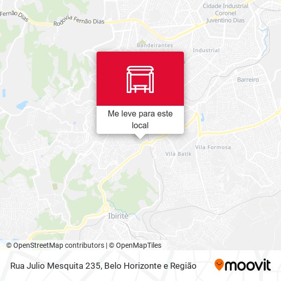 Rua Julio Mesquita 235 mapa