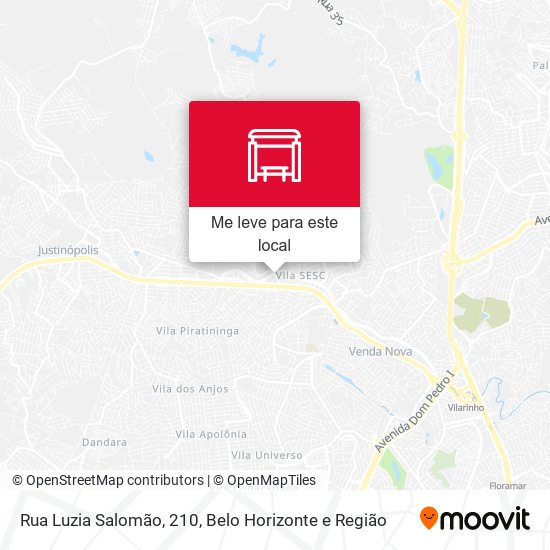 Rua Luzia Salomão, 210 mapa