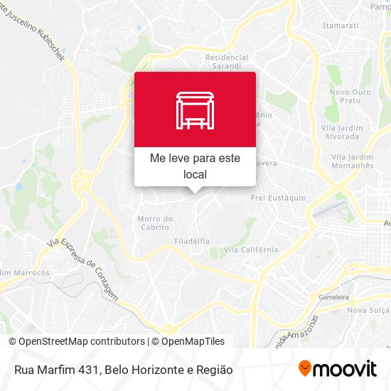 Rua Marfim 431 mapa