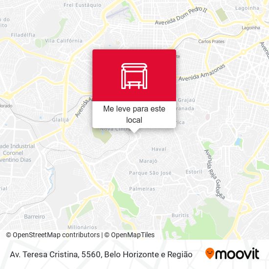 Av. Teresa Cristina, 5560 mapa