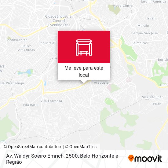 Av. Waldyr Soeiro Emrich, 2500 mapa