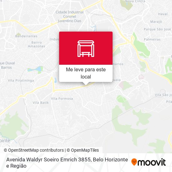 Avenida Waldyr Soeiro Emrich 3855 mapa