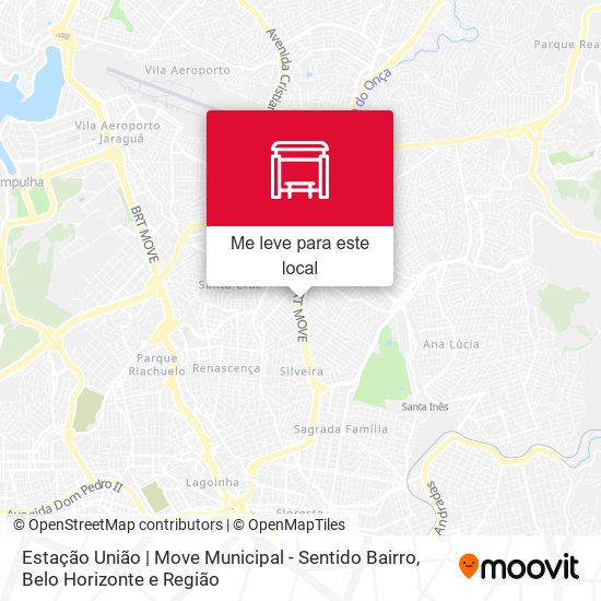 Estação União | Move Municipal - Sentido Bairro mapa