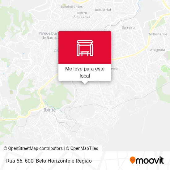 Rua 56, 600 mapa
