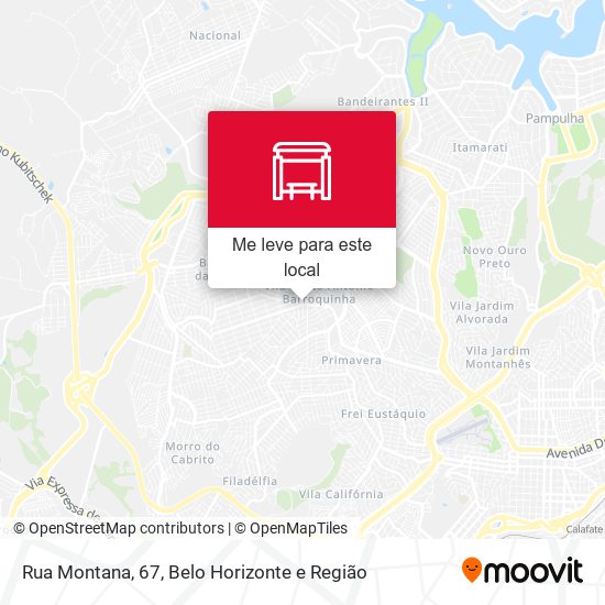 Rua Montana, 67 mapa