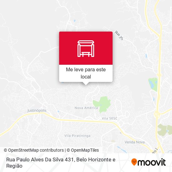 Rua Paulo Alves Da Silva 431 mapa