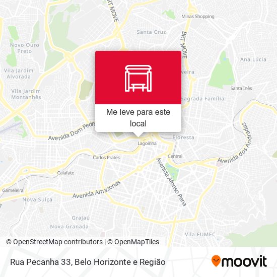 Rua Pecanha 33 mapa