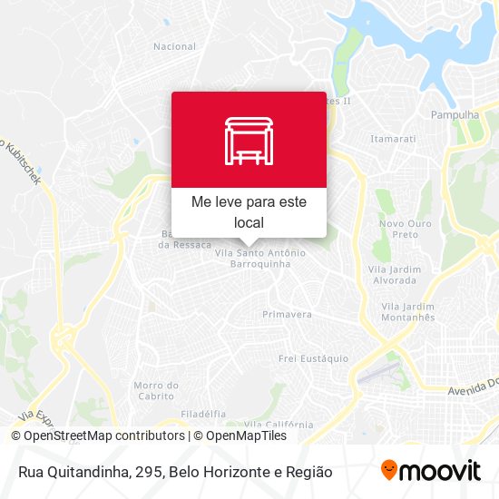 Rua Quitandinha, 295 mapa