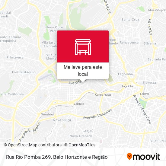 Rua Rio Pomba 269 mapa
