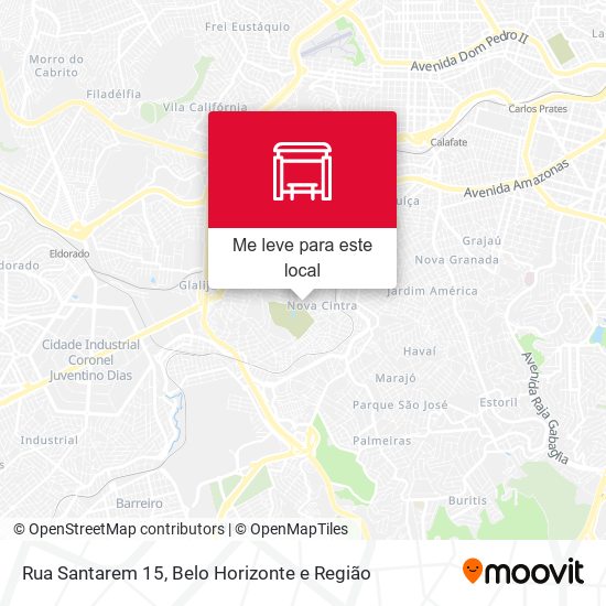 Rua Santarem 15 mapa