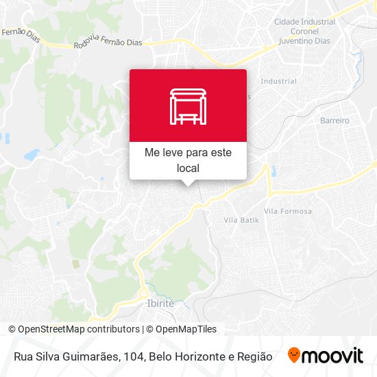 Rua Silva Guimarães, 104 mapa
