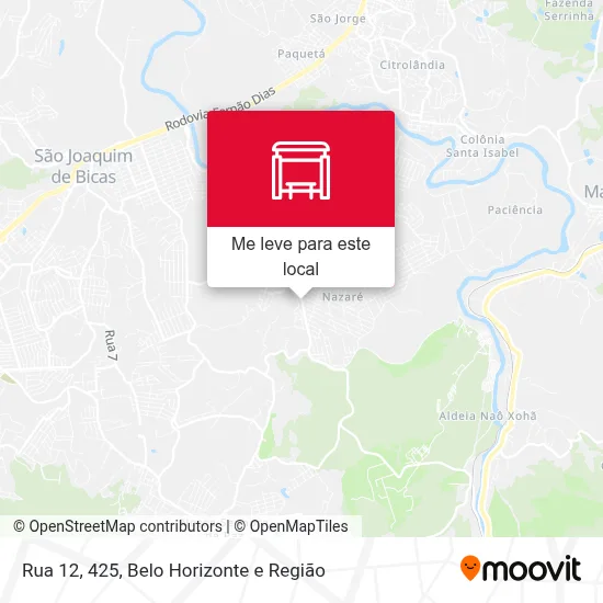 Rua 12, 425 mapa