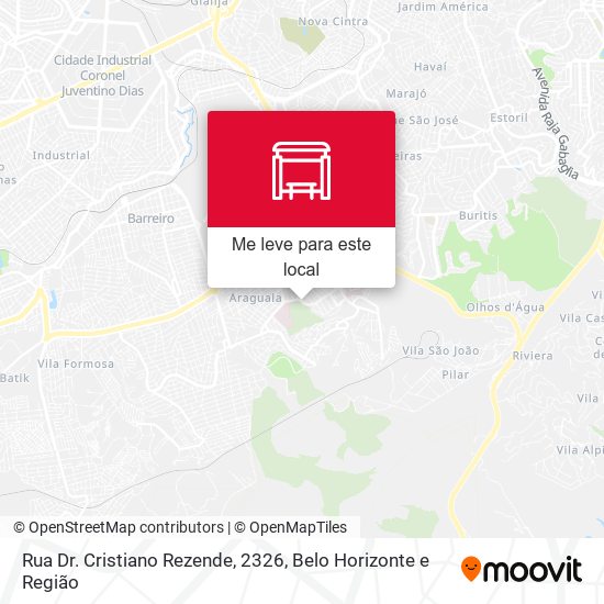 Rua Dr. Cristiano Rezende, 2326 mapa