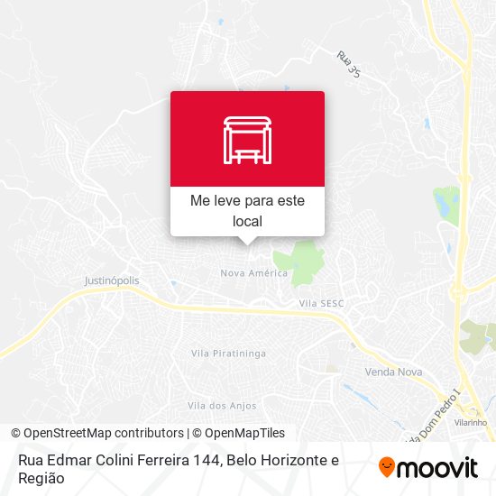 Rua Edmar Colini Ferreira 144 mapa