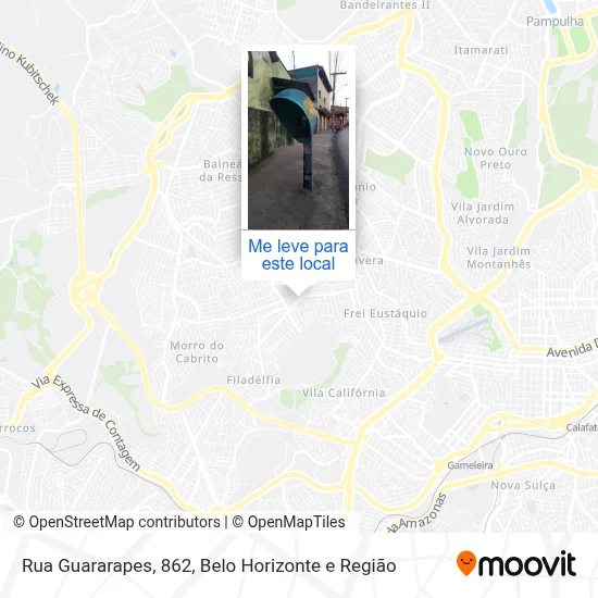 Rua Guararapes, 862 mapa