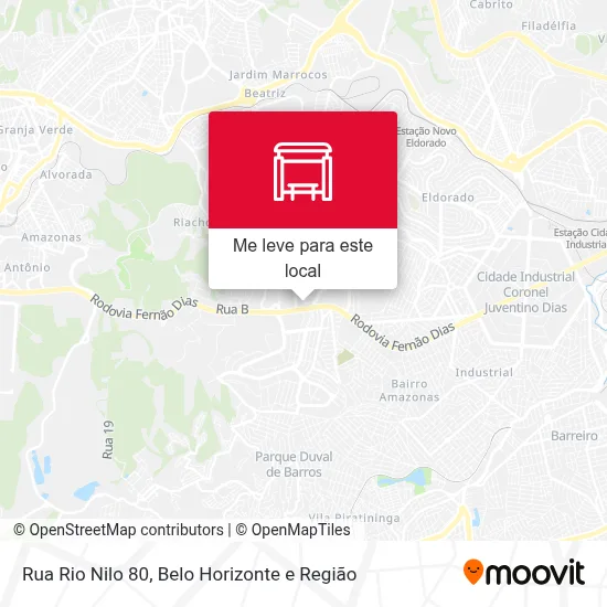 Rua Rio Nilo 80 mapa