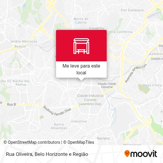Rua Oliveira mapa