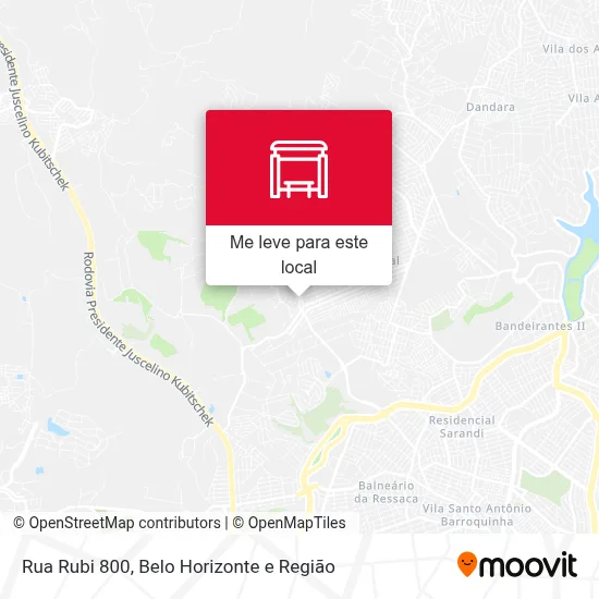 Rua Rubi 800 mapa