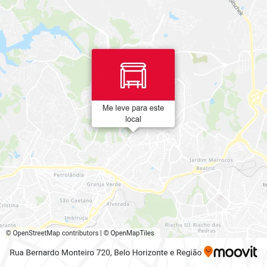 Rua Bernardo Monteiro 720 mapa