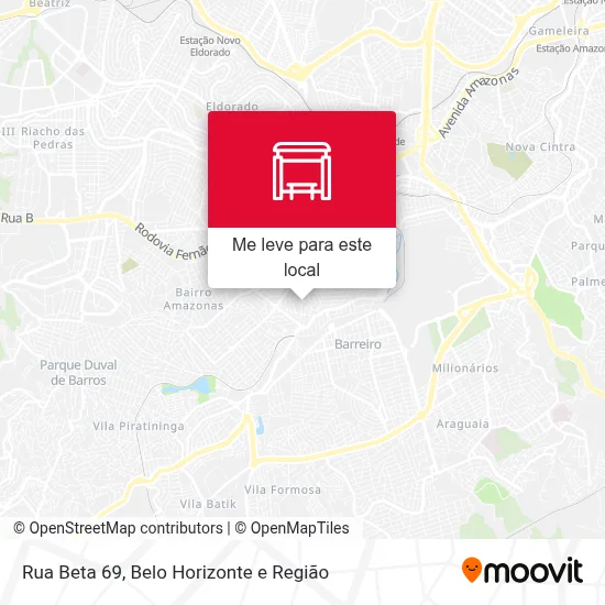 Rua Beta 69 mapa