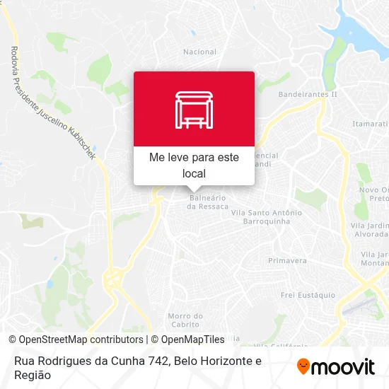 Rua Rodrigues da Cunha 742 mapa