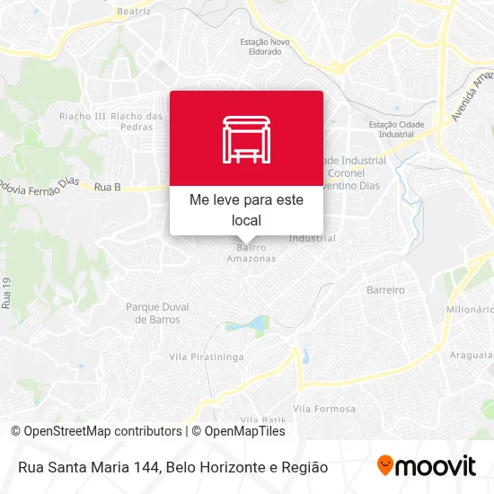 Rua Santa Maria 144 mapa