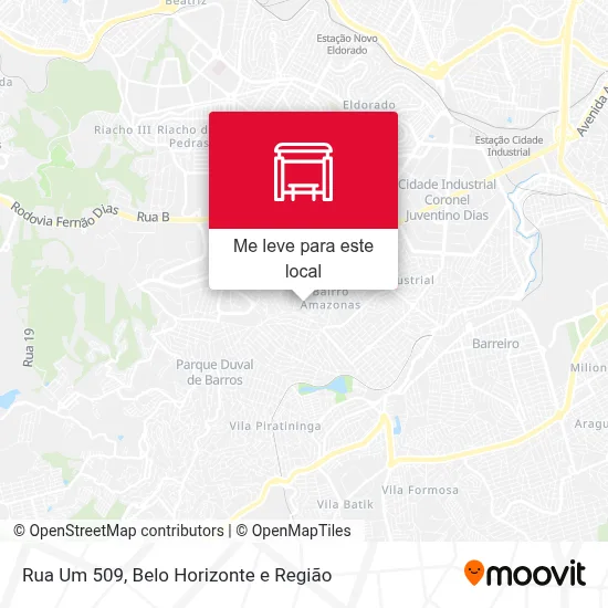 Rua Um 509 mapa