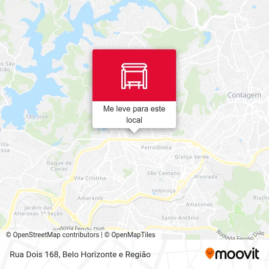 Rua Dois 168 mapa