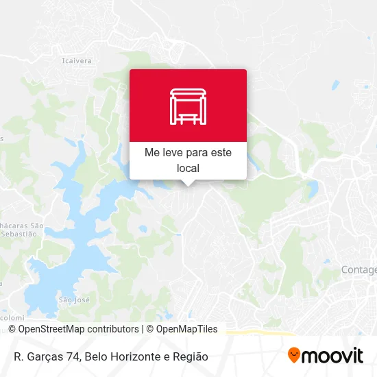 R. Garças 74 mapa
