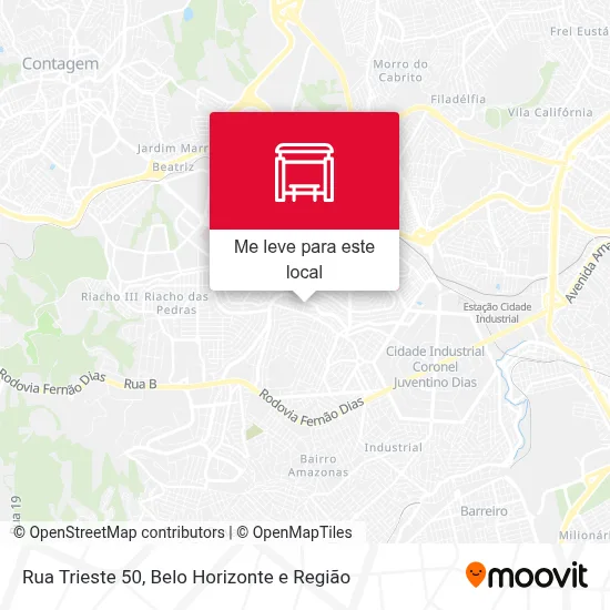 Rua Trieste 50 mapa