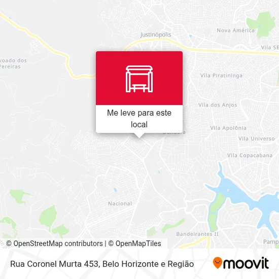 Rua Coronel Murta 453 mapa