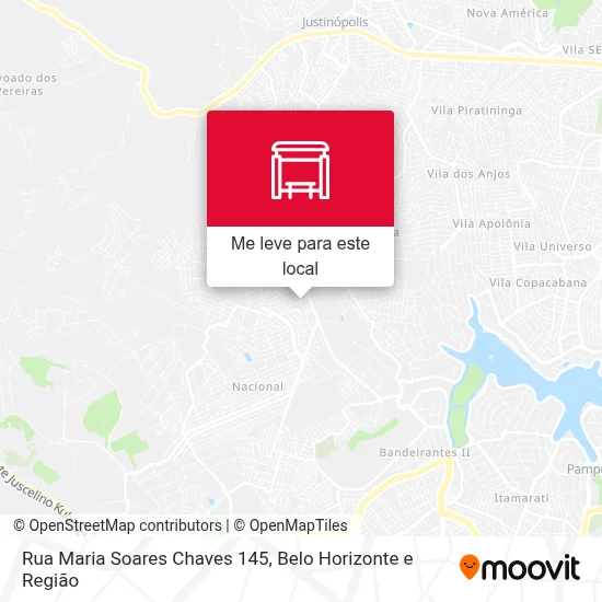 Rua Maria Soares Chaves 145 mapa