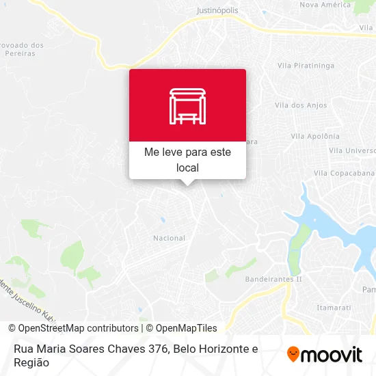 Rua Maria Soares Chaves 376 mapa