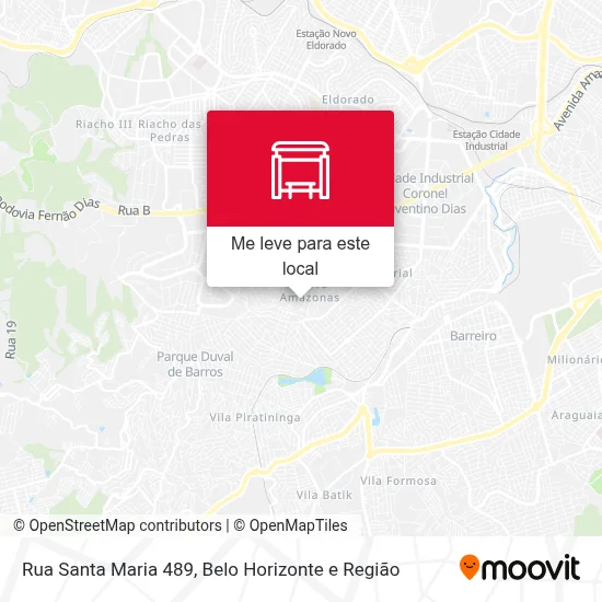 Rua Santa Maria 489 mapa