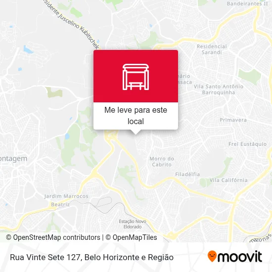 Rua Vinte Sete 127 mapa
