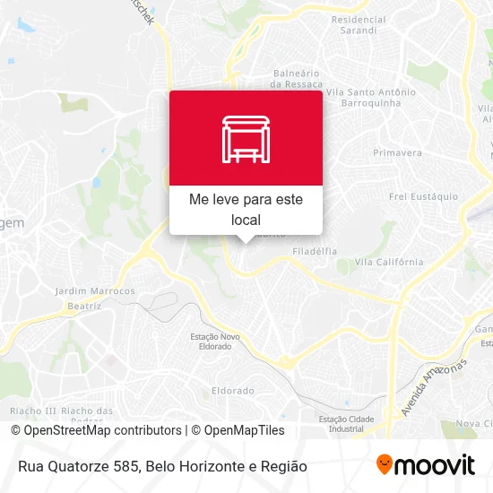 Rua Quatorze 585 mapa