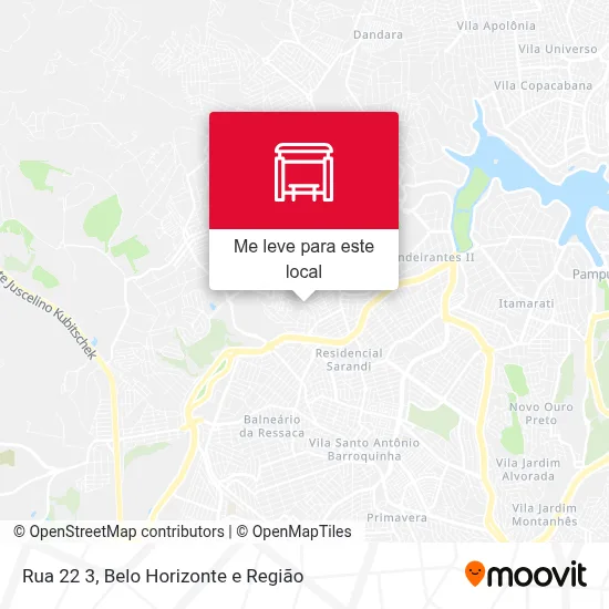 Rua 22 3 mapa