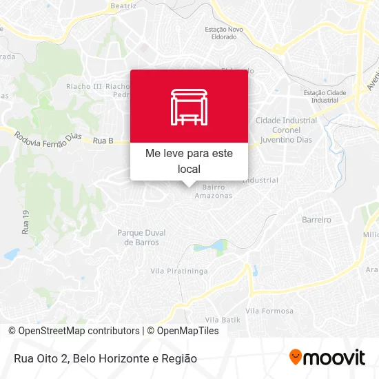 Rua Oito 2 mapa