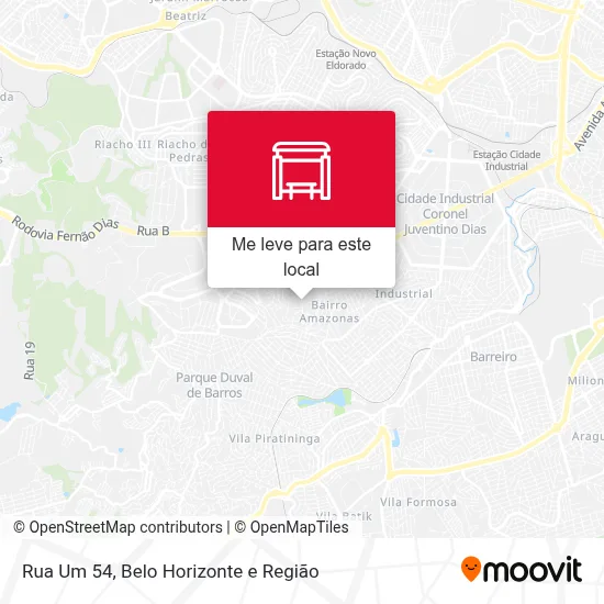 Rua Um 54 mapa