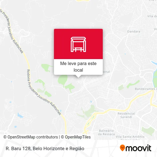 R. Baru 128 mapa