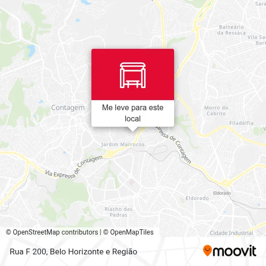 Rua F 200 mapa