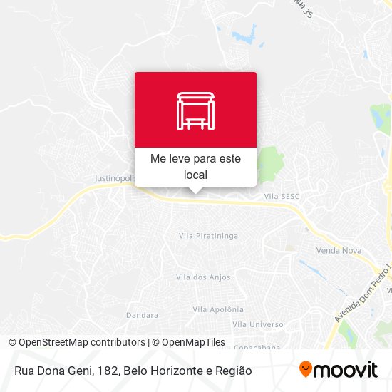 Rua Dona Geni, 182 mapa